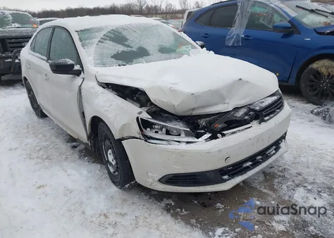 2011 Volkswagen Jetta 2.0L S z USA, uszkodzony, nr VIN 3VW1K7AJ2BM043718